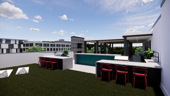 Rooftop at The Wren Apartments, Lawrenceville, GA, 30043